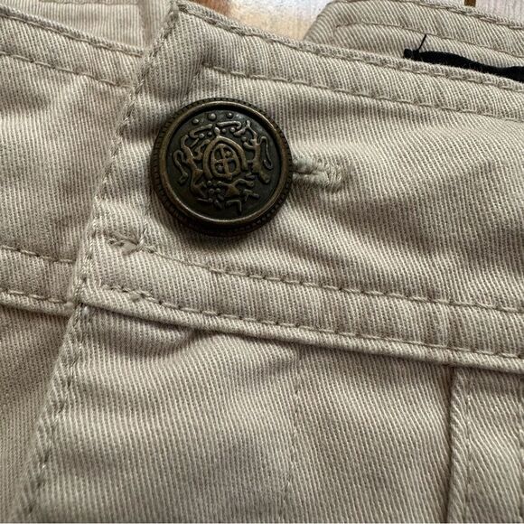 Zara Straight Midi Skirt Front Slit Pockets Size Medium - Picture 3 of 16